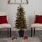 4.5ft. Pre-Lit Artificial Christmas Tree, Clear Lights